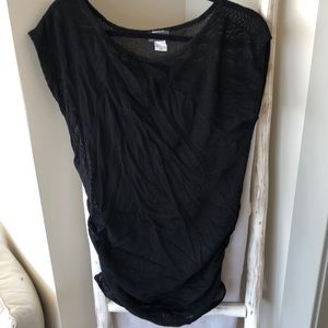 ♡♡Black Mesh Beach Cover Up